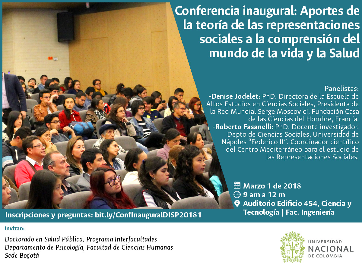 Invitación conferencia Denise Jodelet