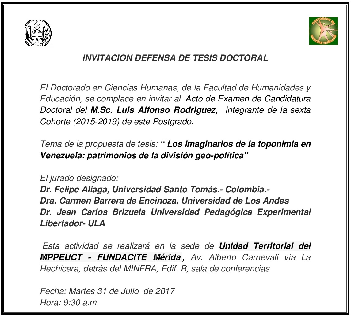 INVITACIÓN Examen de candidatura Luis Alfonso Rodriguez-001
