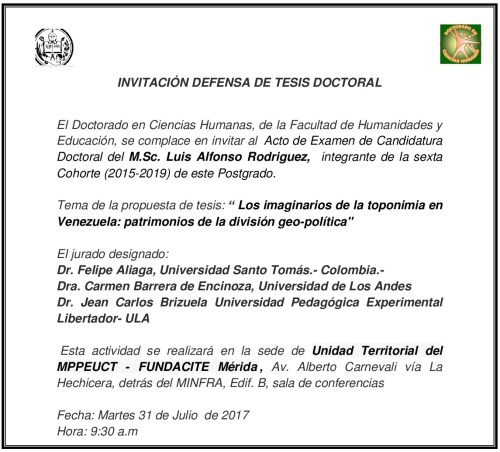 INVITACIÓN Examen de candidatura Luis Alfonso Rodriguez-001